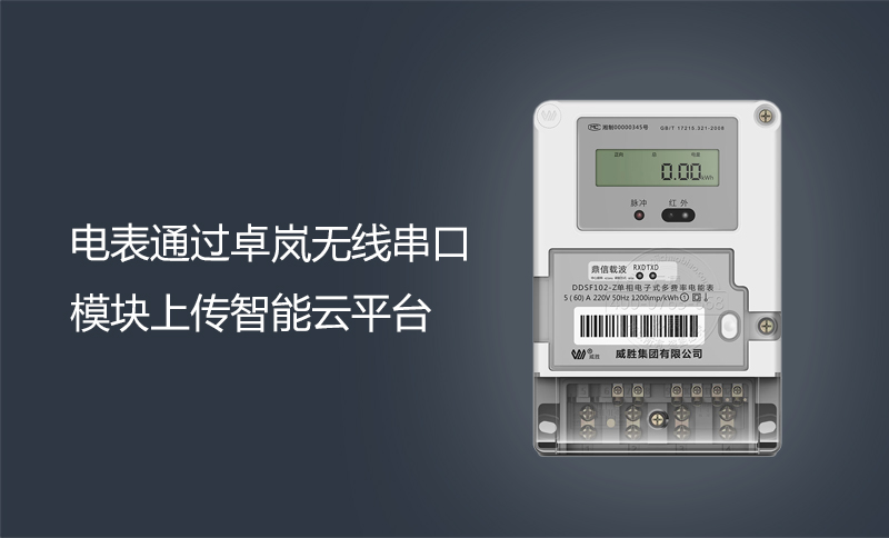 电表通过zoty中欧无线串口？樯洗悄茉破教